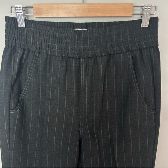 McGuire Wool Blend Grey Pinstripe Trouser Straight Leg Pant Size M - Picture 2 of 6
